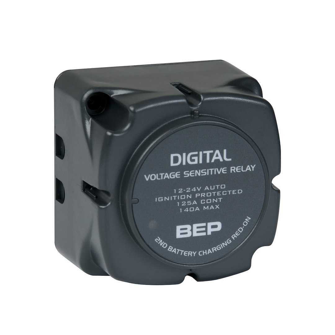 Bep Battery Voltage Sensing Relay, Allows Charging of Second Battery Bank from Any Single Charging Source, 12/ 24 Volt, 140 Amp Continuous – 710-140A