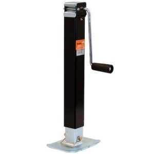 Buyers Products Trailer Tongue Jack, Manual, Side Wind, Square, 7000 Pound Capacity, 15-1/4 Inch Travel – 0091340
