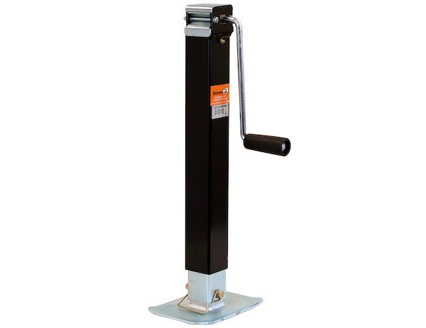 Buyers Products Trailer Tongue Jack, Manual, Side Wind, Square, 7000 Pound Capacity, 15-1/4 Inch Travel – 0091340