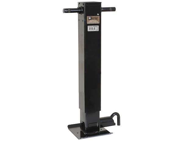 Buyers Products Trailer Tongue Jack, Manual, Side-Wind, 12000 Pound Capacity, 13 Inch Travel, Black, Powder Coated Carbon Steel – 0091410