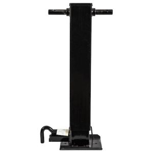 Buyers Products Trailer Tongue Jack, Manual, Side-Wind, 12000 Pound Capacity, 13 Inch Travel, Black, Powder Coated Carbon Steel – 0091410