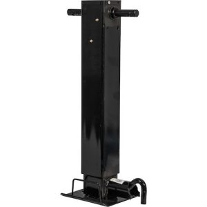 Buyers Products Trailer Tongue Jack, Manual, Side-Wind, 12000 Pound Capacity, 13 Inch Travel, Black, Powder Coated Carbon Steel – 0091410