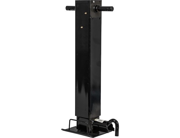 Buyers Products Trailer Tongue Jack, Manual, Side-Wind, 12000 Pound Capacity, 13 Inch Travel, Black, Powder Coated Carbon Steel – 0091410