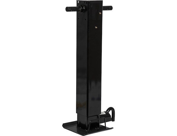 Buyers Products Trailer Tongue Jack, Manual, Side-Wind, 12000 Pound Capacity, 13 Inch Travel, Black, Powder Coated Carbon Steel – 0091410