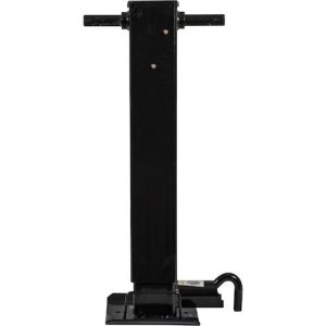 Buyers Products Trailer Tongue Jack, Manual, Side-Wind, 12000 Pound Capacity, 13 Inch Travel, Black, Powder Coated Carbon Steel – 0091410