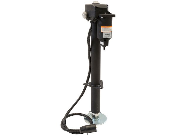 Buyers Products Trailer Tongue Jack, Electric, 3500 Pound Lift Capacity, 24 Inch Travel, 26-1/2 Inch Retracted Height, Bolt on – 0093500