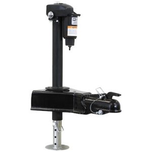 Buyers Products Trailer Tongue Jack, Electric, 3500 Pound Lift Capacity, 24 Inch Travel, 26-1/2 Inch Retracted Height, Bolt on – 0093500