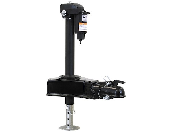 Buyers Products Trailer Tongue Jack, Electric, 3500 Pound Lift Capacity, 24 Inch Travel, 26-1/2 Inch Retracted Height, Bolt on – 0093500