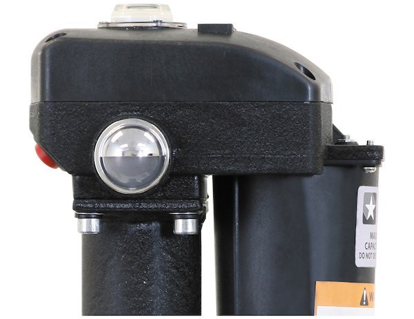 Buyers Products Trailer Tongue Jack, Electric, 3500 Pound Lift Capacity, 24 Inch Travel, 26-1/2 Inch Retracted Height, Bolt on – 0093500