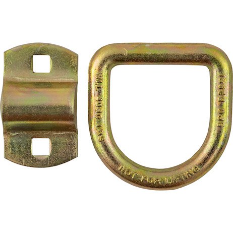Buyers Products D-Ring, 4080 Pound, Yellow Zinc, Steel, Clam Shell Packaging – 02040