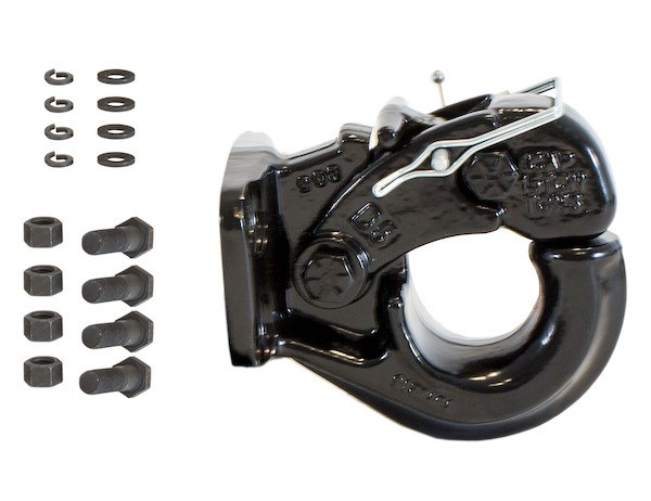 Buyers Products Pintle Hook, Bolt-On, 30000 Pound Towing Capacity, 6000 Pound Vertical Tongue Weight, Forged Steel – 10040