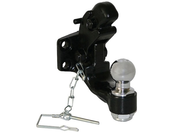 Buyers Products Pintle Hook, Bolt-On Mount, 12000 Pound Towing Capacity, 3000 Pound Vertical Capacity, 1-3/4 Inch on Center Bolt Spacing – 10050