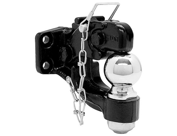 Buyers Products Pintle Hook, Bolt-On Mount, 12000 Pound Towing Capacity, 3000 Pound Vertical Capacity, 1-3/4 Inch on Center Bolt Spacing – 10050