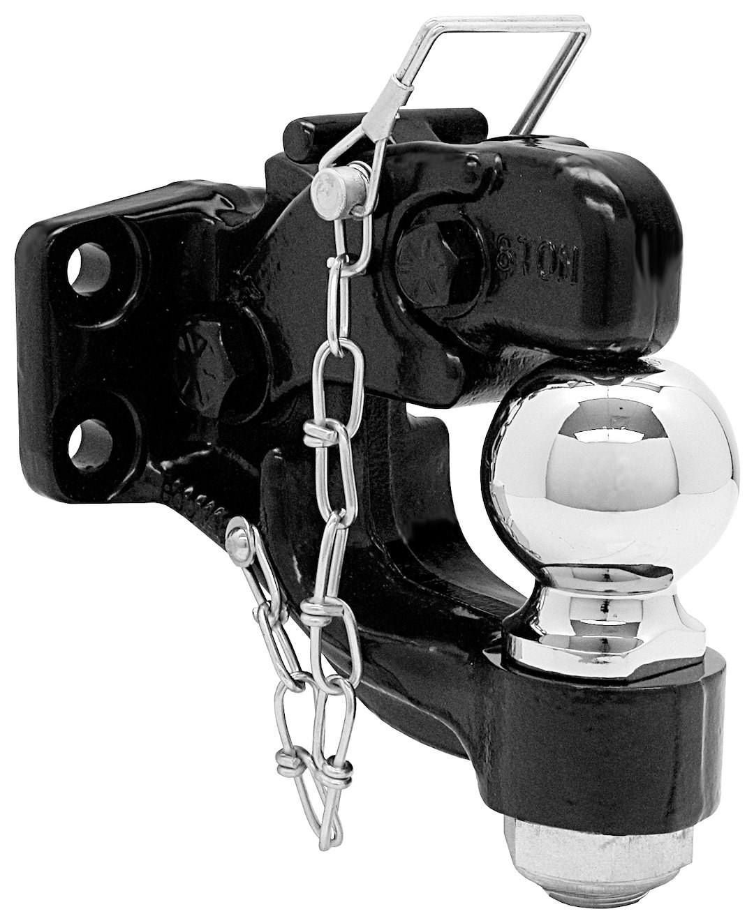 Buyers Products Pintle Hook, Bolt-On Mount, 16000 Pound Towing Capacity, 3000 Pound Vertical Capacity, 1-3/4 Inch on Center Bolt Spacing – 10055