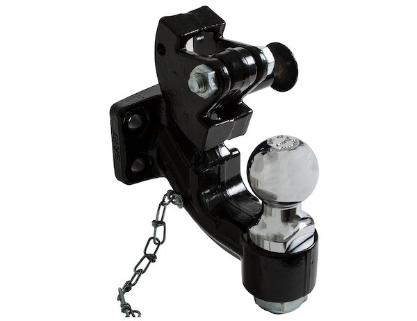 Buyers Products Pintle Hook, Bolt-On Mount, 20000 Pound Towing Capacity, 4000 Pound Vertical Capacity, 1-3/4 Inch on Center Bolt Spacing – 10057