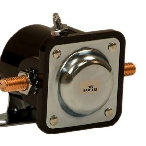 Buyers Products Snow Plow Motor Solenoid, 12 Volt Activated, 3 Terminal, Plastic Housing – 1306070