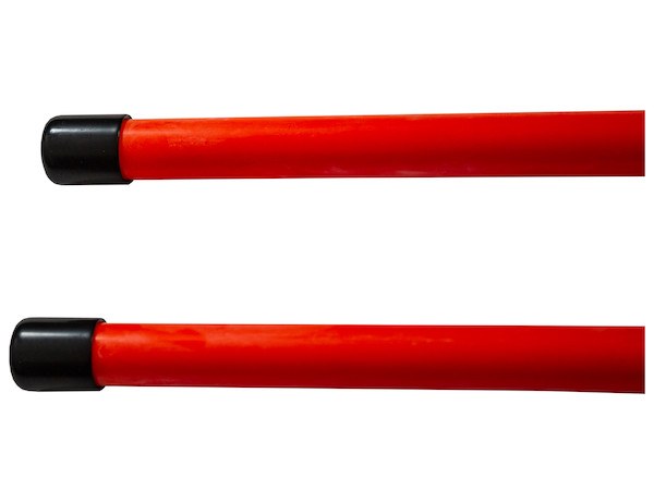 Buyers Products Bumper Guide, 36 Inch Height X 3/4 Inch Width, Bolt-On Mount, Gloss Finish, Fluorescent Orange, Nylon, Set of 2 – 1308110