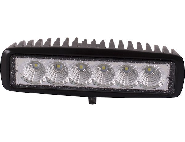 Buyers Products Spotlight, 18 Watt LED, 5.5 Inch Length X 3 Inch Width X 1.8 Inch Height Rectangular Aluminum Housing, White – 1492135
