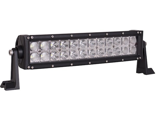 Buyers Products Light Bar, LED Bulb, 14 Inch, 51 Watt, 12 to 24 Volt DC, Flood/ Spot Combination Beam, 6480 Lumens, Clear Polycarbonate Lens – 1492171