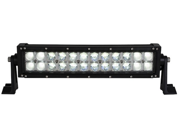 Buyers Products Light Bar, LED Bulb, 14 Inch, 51 Watt, 12 to 24 Volt DC, Flood/ Spot Combination Beam, 6480 Lumens, Clear Polycarbonate Lens – 1492171