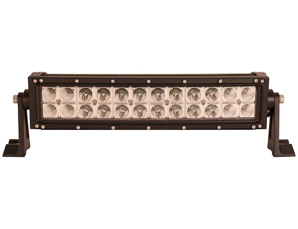 Buyers Products Light Bar, LED Bulb, 14 Inch, 51 Watt, 12 to 24 Volt DC, Flood/ Spot Combination Beam, 6480 Lumens, Clear Polycarbonate Lens – 1492171