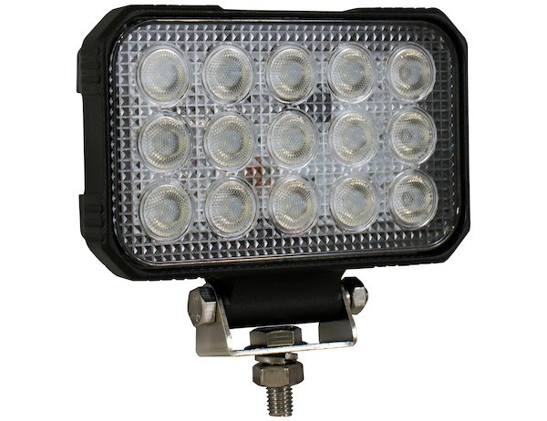 Buyers Products Spotlight, 24 Watt LED, 6 Inch Length X 1.45 Inch Width X 4.8 Inch Height Rectangular Aluminum Housing, White – 1492190