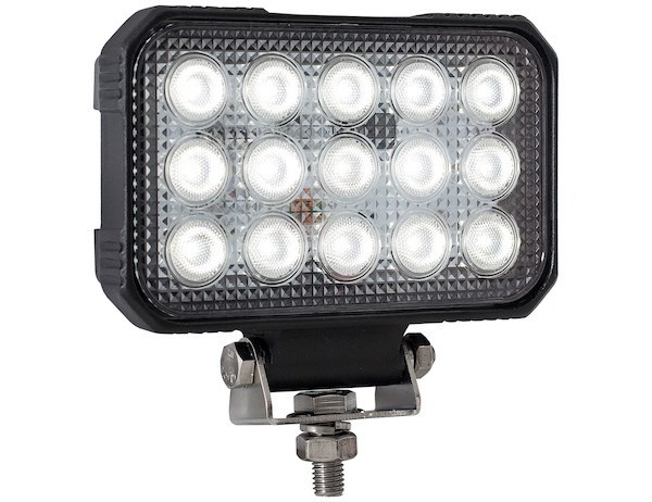 Buyers Products Spotlight, 24 Watt LED, 6 Inch Length X 1.45 Inch Width X 4.8 Inch Height Rectangular Aluminum Housing, White – 1492190
