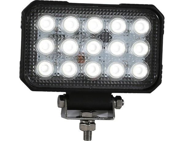 Buyers Products Spotlight, 24 Watt LED, 6 Inch Length X 1.45 Inch Width X 4.8 Inch Height Rectangular Aluminum Housing, White – 1492190