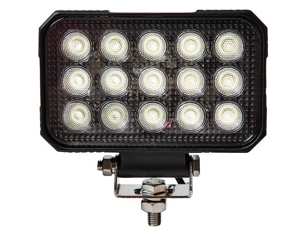 Buyers Products Spotlight, 75 Watt LED, 5.9 Inch Length X 1.45 Inch Width X 4.8 Inch Height Die Cast Housing, White – 1492196