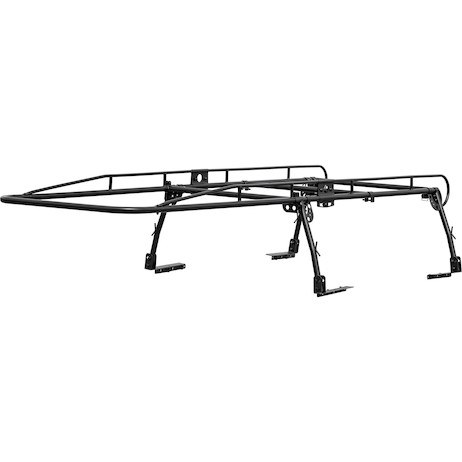Buyers Products Ladder Rack, 1000 Pound Capacity, Multi-Fit, 11-1/4 Foot Length, Clamp-On/ Bolt-On, 38 Inch Height, Powder Coated, Black – 1501150