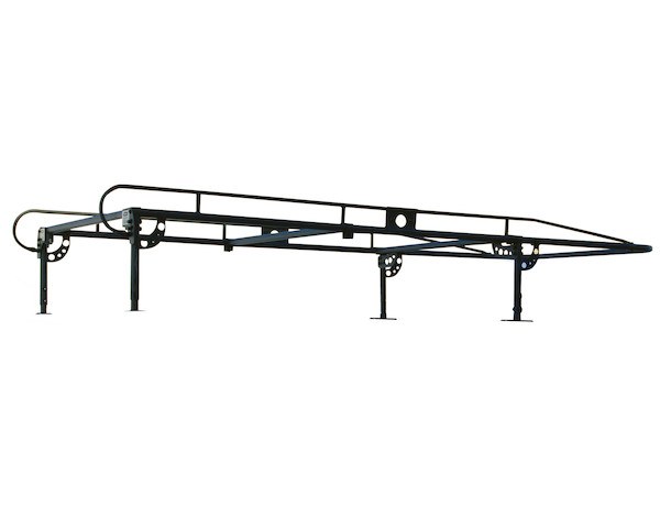 Buyers Products Ladder Rack, For Use on Service Body Vehicles, 13-1/2 Foot Length, Adjustable Height from 21 Inch to 31 Inch, 66 Inch Width – 1501250