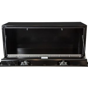 Buyers Products Tool Box, Underbody, 1 Recessed Drop Door, Smooth, Gloss, Black, Steel, 48 Inch Length X 18 Inch Width X 18 Inch Height – 1702110