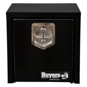 Buyers Products Tool Box, Underbody, 1 Recessed Drop Door, Powder Coated, Black, Carbon Steel – 1703320