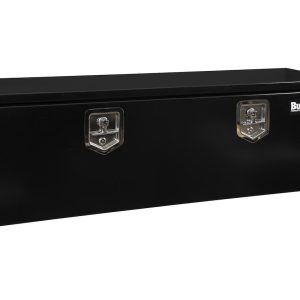 Buyers Products Tool Box, Underbody, 1 Recessed Drop Door, Powder Coated, Black, Carbon Steel – 1703328