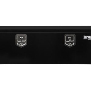 Buyers Products Tool Box, Underbody, 1 Recessed Drop Door, Powder Coated, Black, Carbon Steel – 1703328