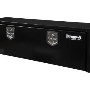 Buyers Products Tool Box, Underbody, 1 Recessed Drop Door, Powder Coated, Black, Carbon Steel – 1703328