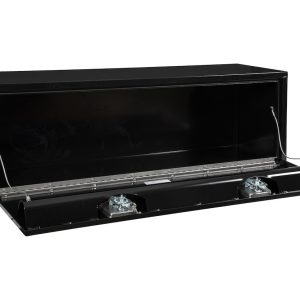 Buyers Products Tool Box, Underbody, 1 Recessed Drop Door, Powder Coated, Black, Carbon Steel – 1703328