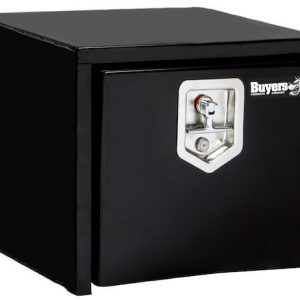 Buyers Products Tool Box, Underbody, 1 Recessed Drop Door, Powder Coated, Black, Carbon Steel – 1703349