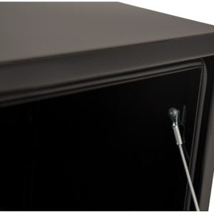 Buyers Products Tool Box, Underbody, 1 Recessed Drop Door, Powder Coated, Black, Carbon Steel – 1703349