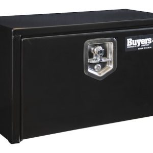 Buyers Products Tool Box, Underbody, 1 Recessed Drop Door, Smooth, Black, Steel, 24 Inch Length X 12 Inch Width X 14 Inch Height, T-Latch – 1703350
