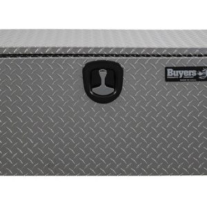 Buyers Products Tool Box, Underbody, 1 Recessed Drop Door, Diamond Tread, Aluminum, 36 Inch Length X 18 Inch Width X 18 Inch Height, T-Latch – 1705105