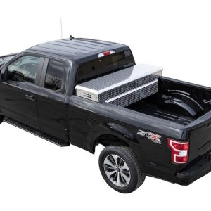 Buyers Products Tool Box, Crossover, Single Lid, Diamond Tread, Aluminum, 20 Inch Length X 71 Inch Width X 18 Inch Height – 1709410