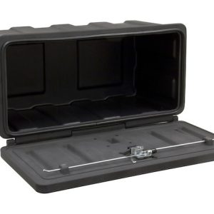 Buyers Products Tool Box, Underbody, 1 Recessed Drop Door, Smooth, Black, Polyethylene, 18 Inch Height X 30 Inch Width X 18 Inch Depth – 1717105