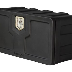 Buyers Products Tool Box, Underbody, 1 Recessed Drop Door, Smooth, Black, Polyethylene, 18 Inch Height X 30 Inch Width X 18 Inch Depth – 1717105