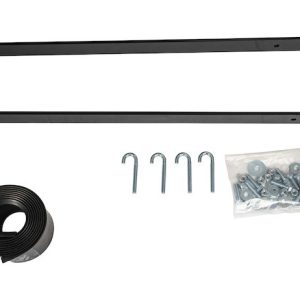 Buyers Products Tool Box, Topsider, 2 Recessed Drop Door, Diamond Tread, Gloss Black, Aluminum – 1721565