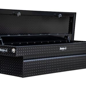 Buyers Products Tool Box, Crossover, Single Lid, Powder Coated Diamond Tread, Black, Aluminum – 1729410