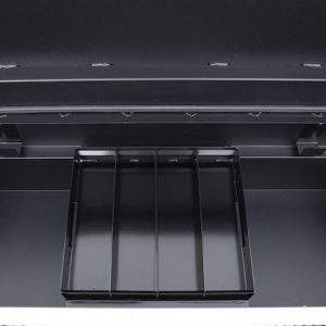 Buyers Products Tool Box, Crossover, Single Lid, Powder Coated Diamond Tread, Black, Aluminum – 1729410
