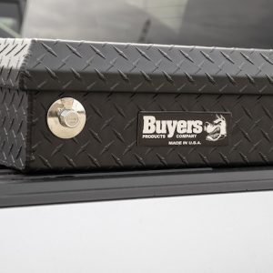 Buyers Products Tool Box, Crossover, Single Lid, Powder Coated Diamond Tread, Black, Aluminum – 1729415