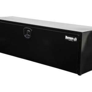Buyers Products Tool Box, Underbody, 1 Recessed Drop Door, Powder Coated, Black, Carbon Steel – 1732315