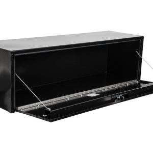 Buyers Products Tool Box, Underbody, 1 Recessed Drop Door, Powder Coated, Black, Carbon Steel – 1732315